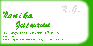 monika gutmann business card